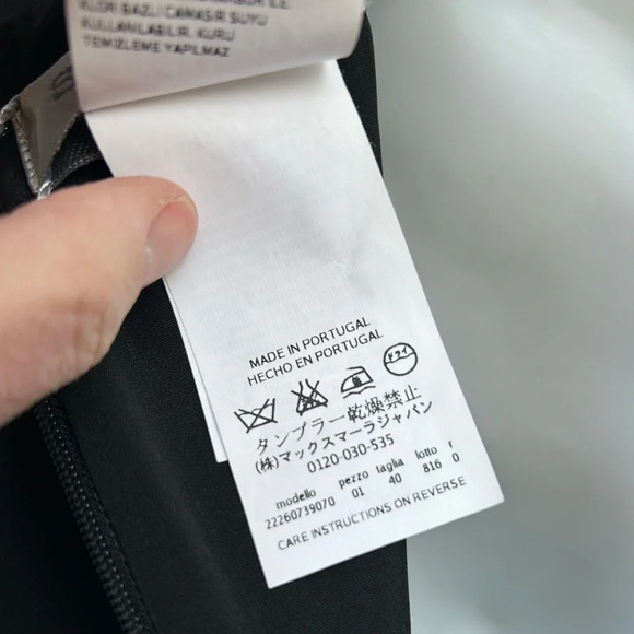MaxMara Blue Black  Shift, BNWT, size 6 - Picture 10 of 10
